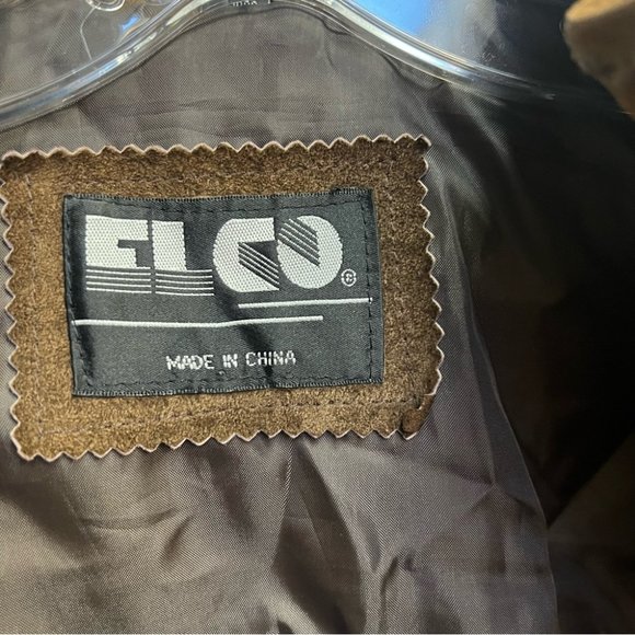 VINTAGE LEATHER SUEDE MULTI COLOR BOMBER JACKET 80S - Picture 3 of 12